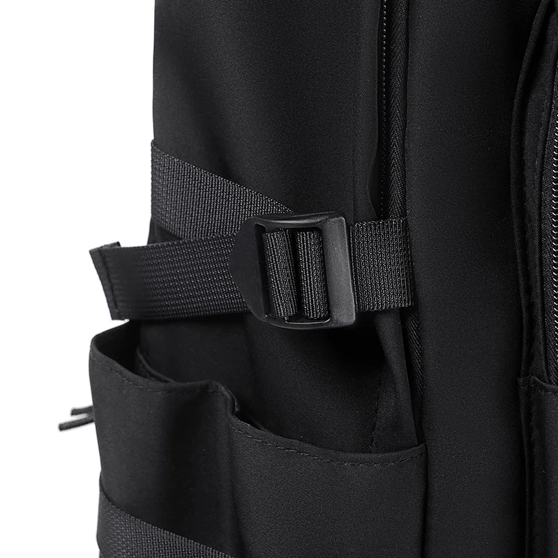 Simple Solid Color Travel Backpack - Ample Storage for Commuting, School, Work, and Outings