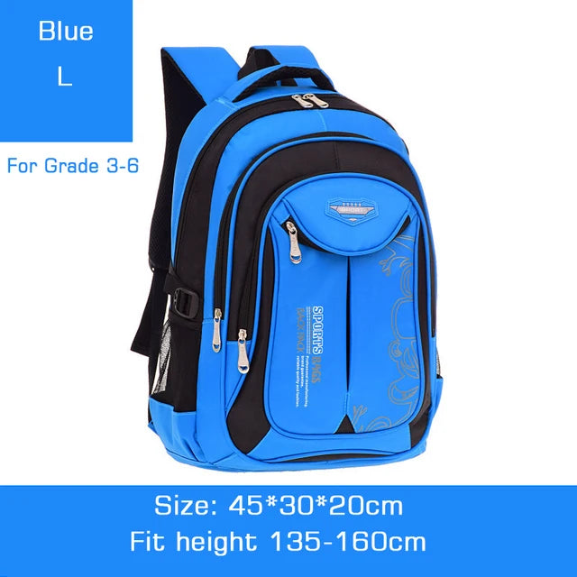 School Backpack for Boys - Kids Teenager Bookbag, Durable School Bag, Stylish Backpack for Primary School