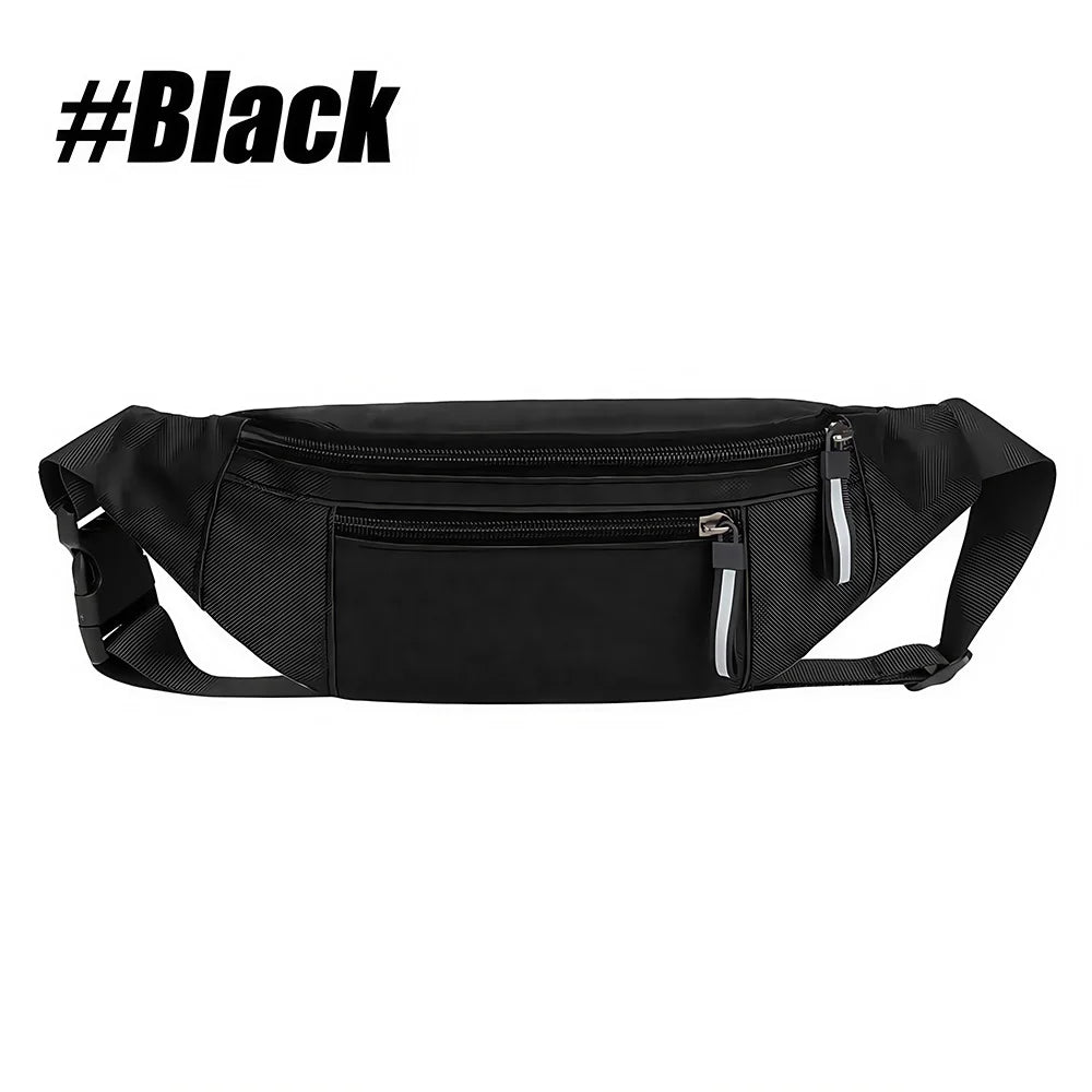 Men & Women Fanny Pack for Travel, Crossbody Waist Bag Pack, Belt Bag for Walking, Running, Hiking, Cycling, Easy Carry Any Phone, Wallet