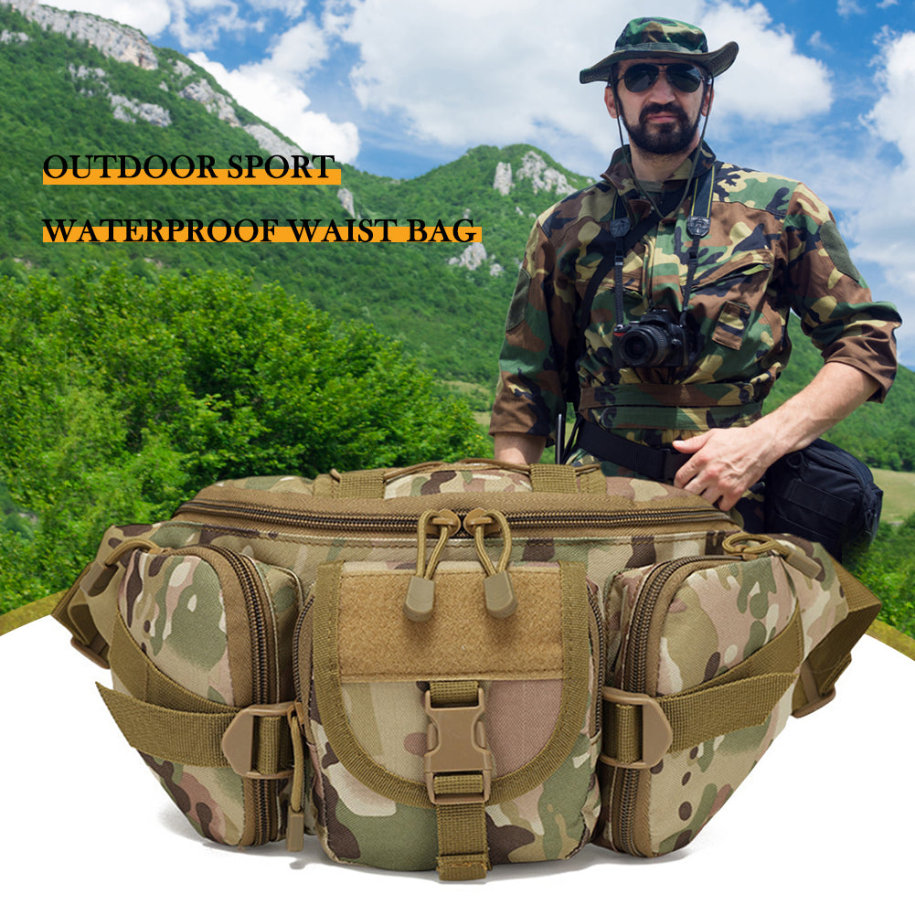 High Quality Fanny Pack for Outdoor Sports - Multipurpose Waist Pouch for Camping, Hiking, Traveling, Running, Fishing
