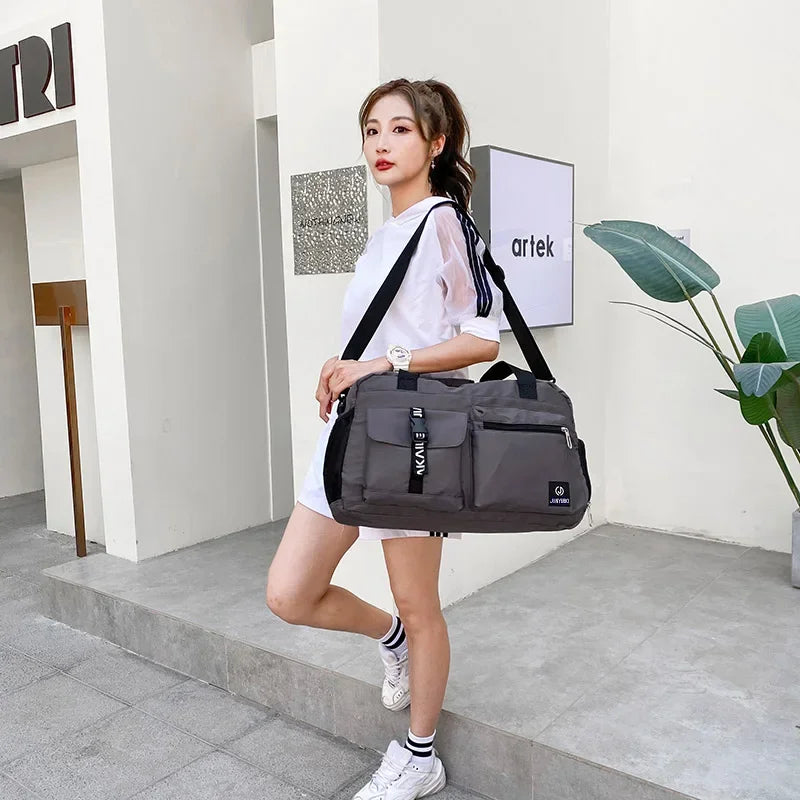 Large Crossbody Duffle Bag - Fashionable Women's Travel Bag & Casual Sport Shoulder Handbag for Quality Luggage