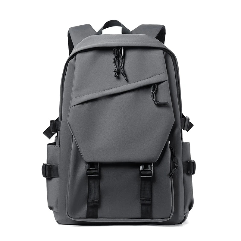 Simple Solid Color Travel Backpack - Ample Storage for Commuting, School, Work, and Outings