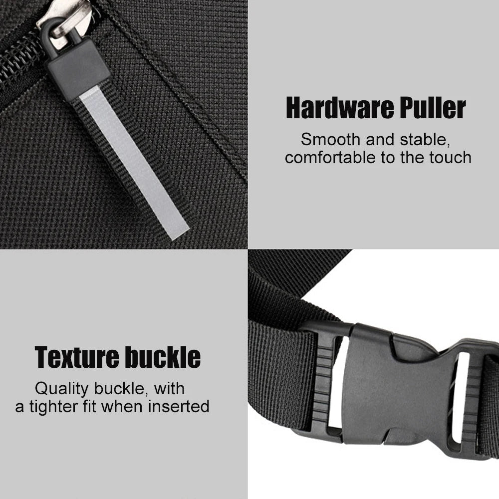 Men & Women Fanny Pack for Travel, Crossbody Waist Bag Pack, Belt Bag for Walking, Running, Hiking, Cycling, Easy Carry Any Phone, Wallet