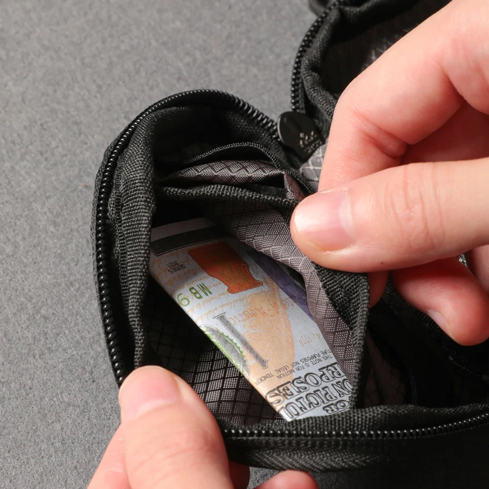 Small EDC Organizer Pouch - Utility Pouch for Multitools, Cards, Keys, Coins, Money, and Pills