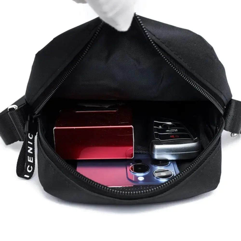 Multi-Function Crossbody Bag for Men - High Quality Nylon Messenger Bag, Casual Handbag and Shoulder Bag