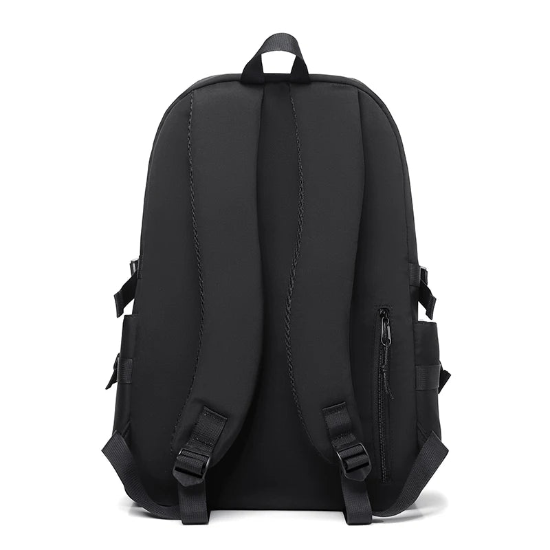 Simple Solid Color Travel Backpack - Ample Storage for Commuting, School, Work, and Outings