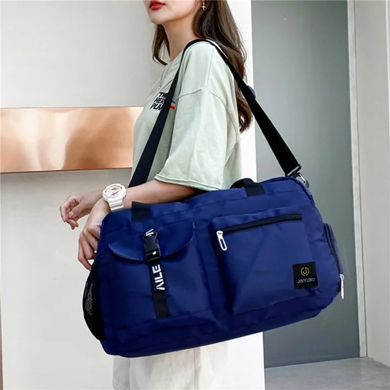 Large Crossbody Duffle Bag - Fashionable Women's Travel Bag & Casual Sport Shoulder Handbag for Quality Luggage
