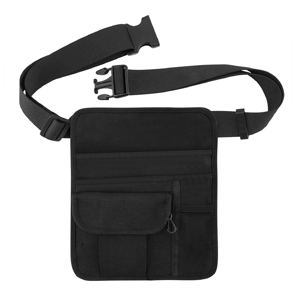Money Pouch Apron Bag for Restaurant Servers with Adjustable Belt - Utility Pocket Organizer for Waiters and Waitresses